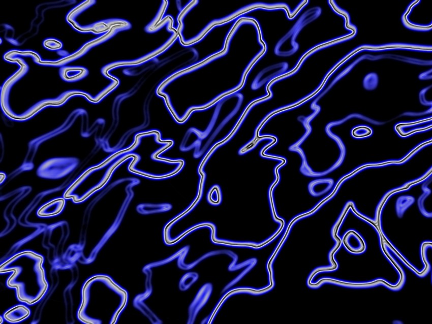 Lines Tortuous Neon Glow Abstraction Background