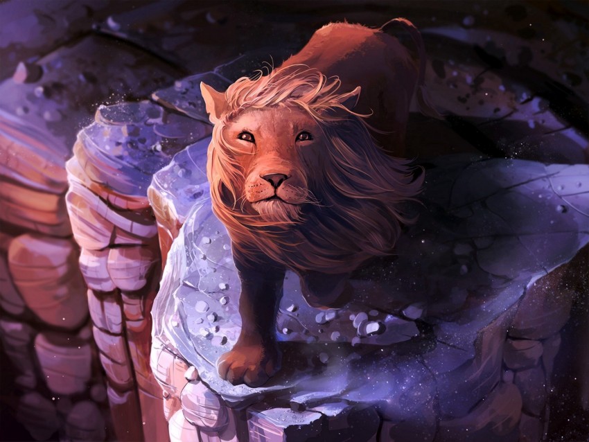 Lion Art Mane King Of Beasts Background