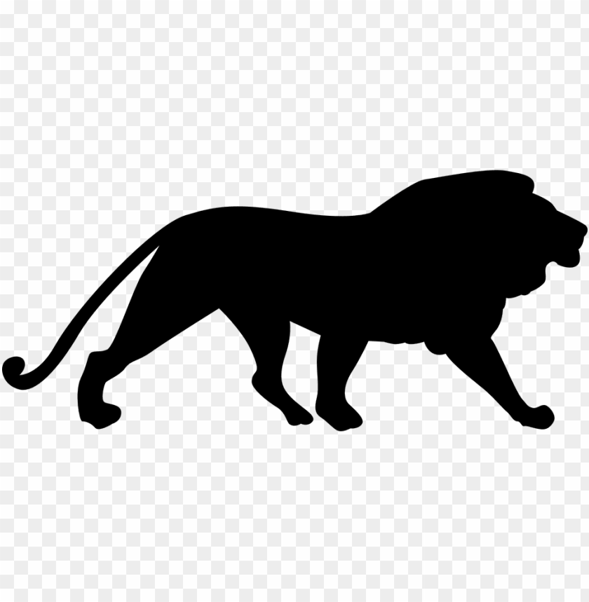 miscellaneous, silhouettes, lion silhouette, 