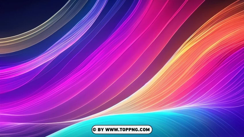 Lively Abstract Wave Lines In Motion 4k Wallpaper PNG Transparent Background