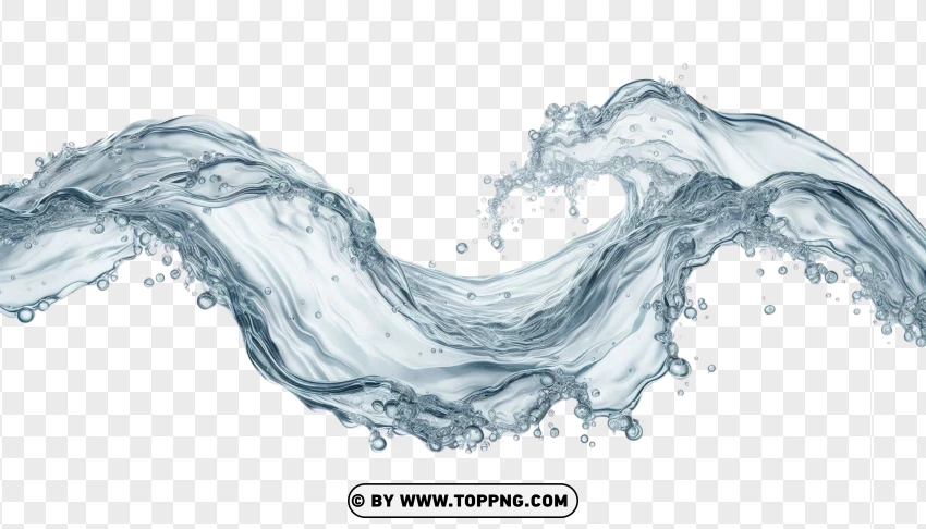 : long water wave, continuous wave, wide background,fluid design, water PNG, Serene Water , Landscape 