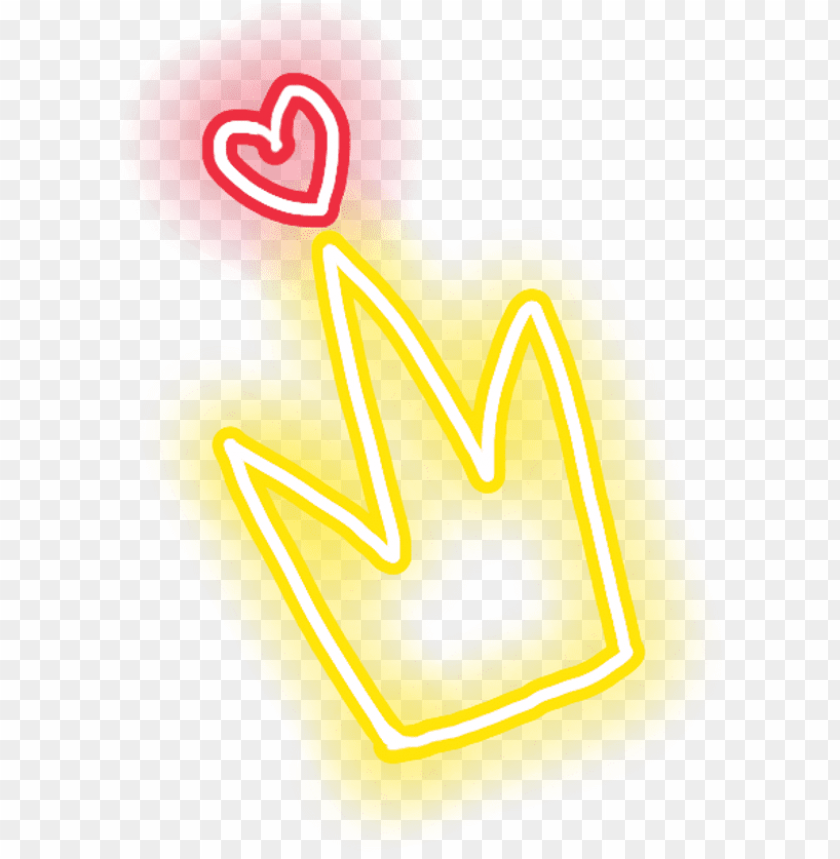 glowing, warning, neon sign, danger, princess crown, safety, night