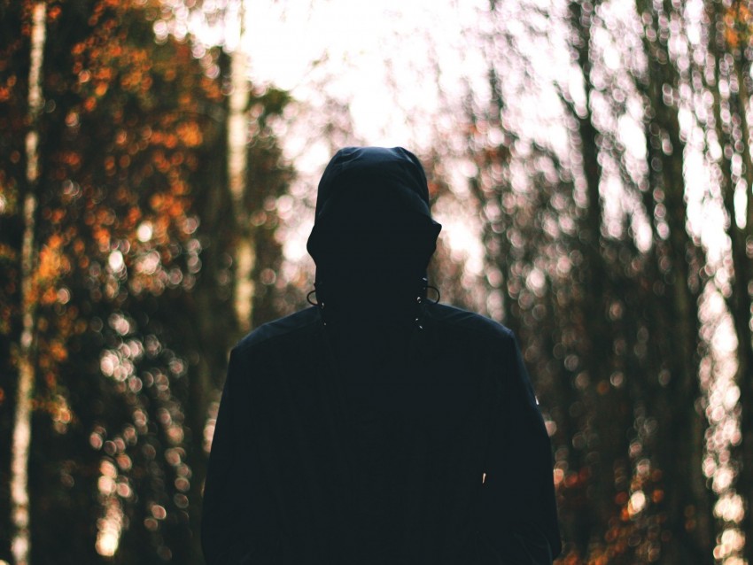 man, hood, anonymous, dark