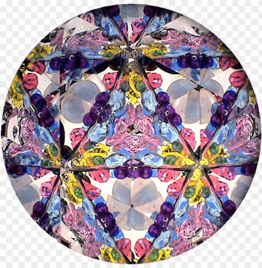 miscellaneous, kaleidoscopes, mauve and yellow kaleidoscope, 