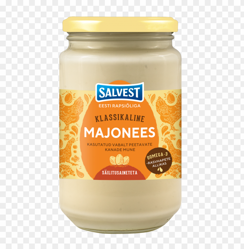 Mayonnaise Food Design PNG Transparent Background