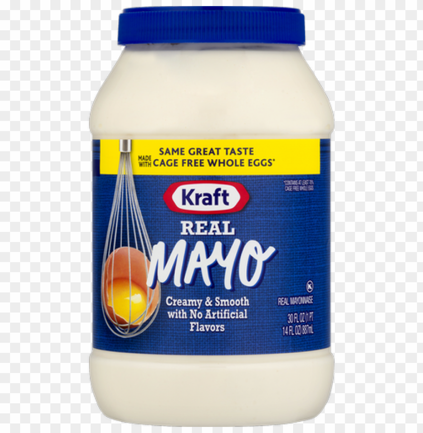 Mayonnaise Food Design PNG Transparent Background