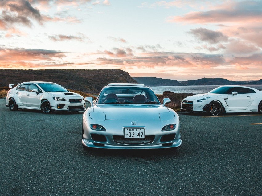 mazda rx-7, mazda, cars, front view