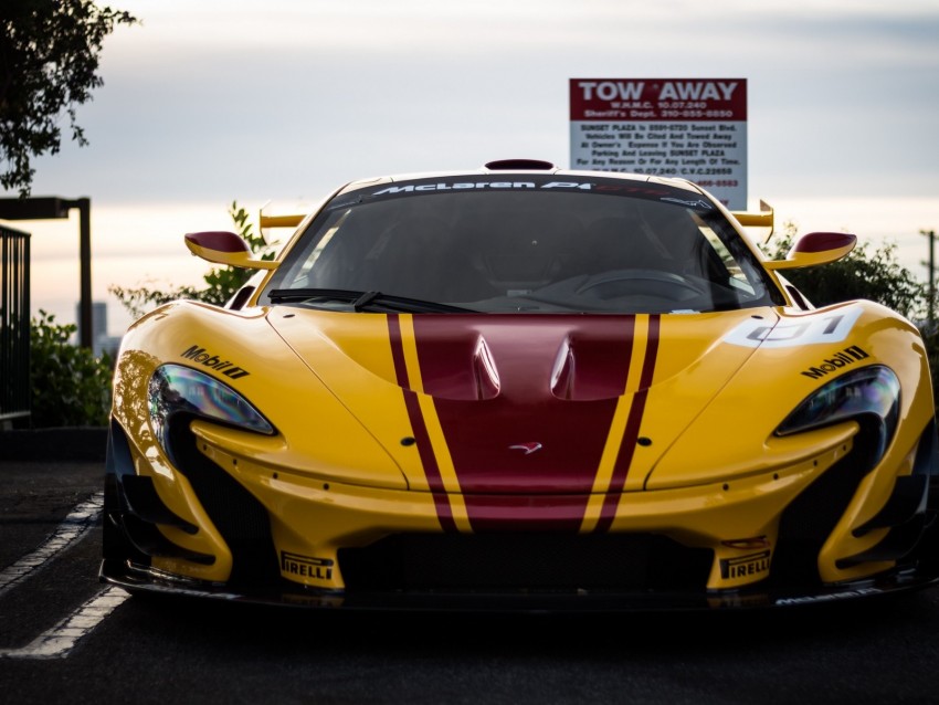 mclaren p1 gtr, mclaren p1, mclaren, sports car, front view