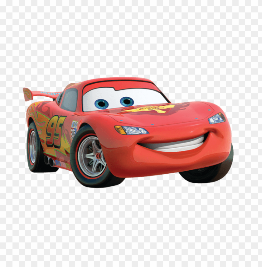 car, cartoon character, animated vehicle, red sports car, racing car, happy expression, Lightning McQueen