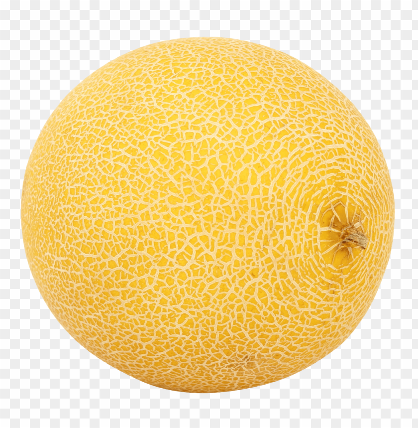 Whole Yellow Melon PNG, fruit, refreshing, yellow