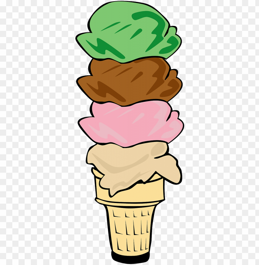 menu, recreation, cartoon, ice, desserts, cream - 4 scoops of ice cream, dessert