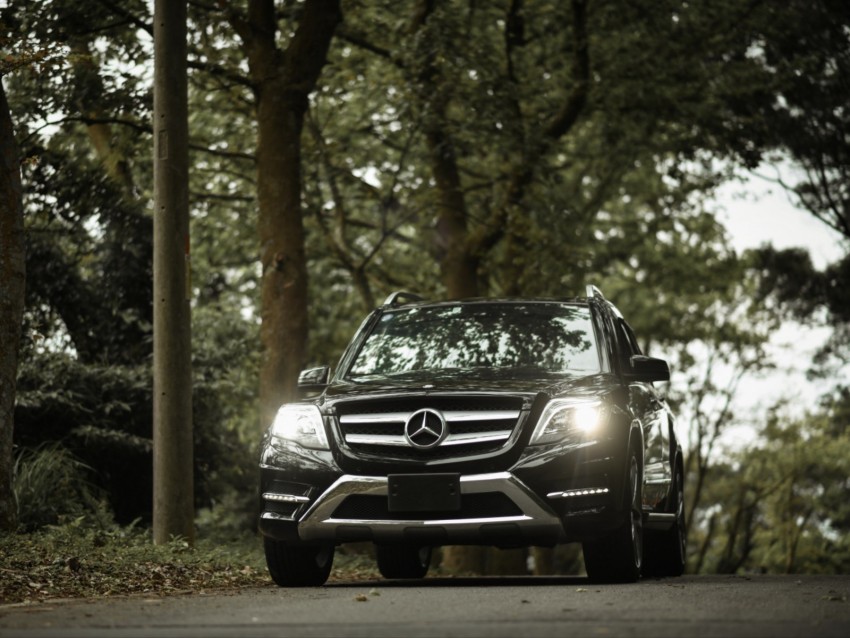 mercedes-benz glk350, mercedes-benz, mercedes, front view, headlights