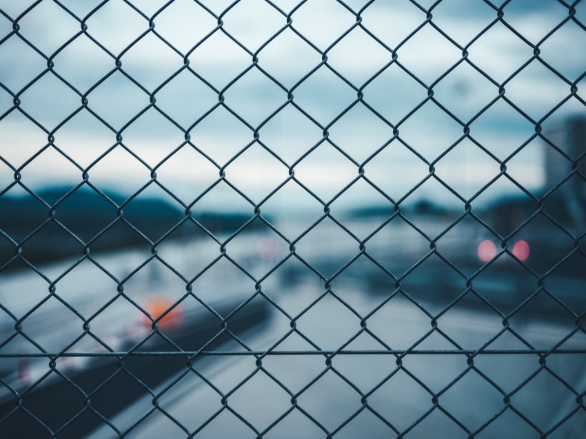 mesh, fence, blur, metal