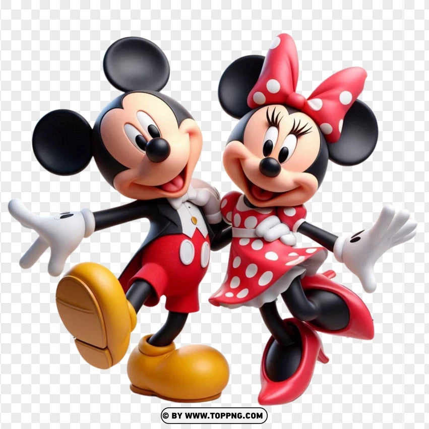 Mickey Mouse,Minnie Mouse, Disney,Character,Illustration , Isolated , Fictional Character 