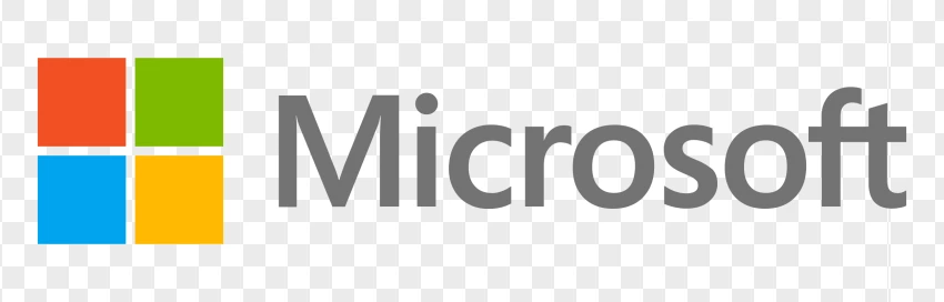 Microsoft Company Logo PNG Transparent Background