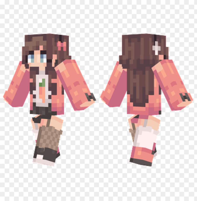 carrot girl skin,minecraft skins, minecraft, minecraft people png