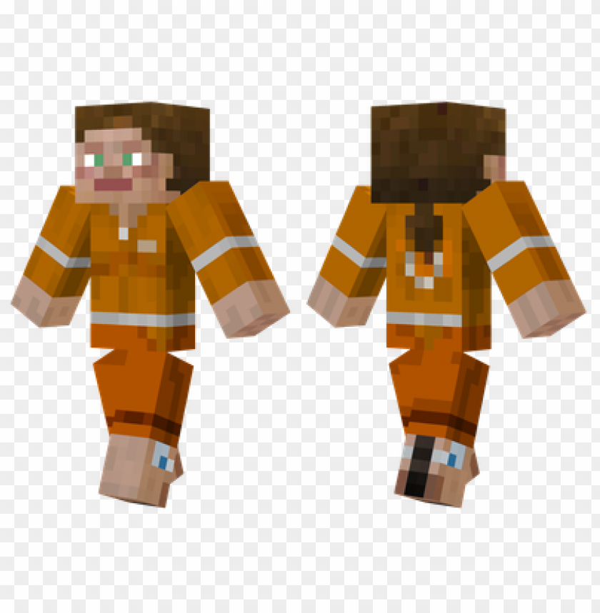 chell skin,minecraft skins, minecraft, minecraft games png