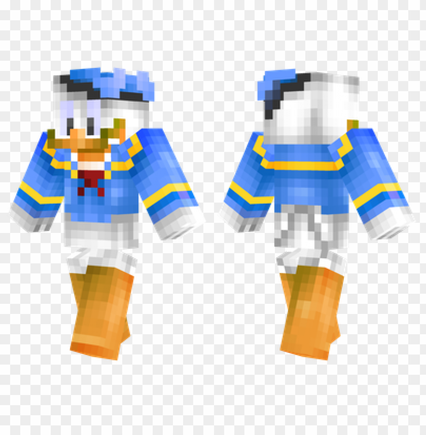 donald duck skin,minecraft skins, minecraft png, minecraft tv png