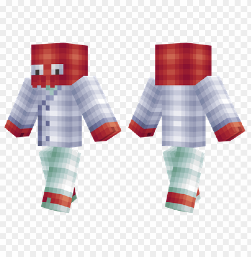 dr. zoidberg skin,minecraft skins, minecraft png, minecraft tv png