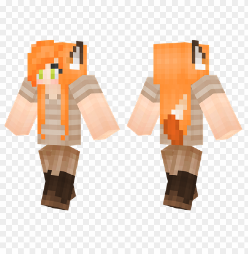 foxy lady skin,minecraft skins, minecraft, minecraft people png