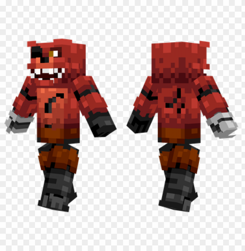 foxy skin,minecraft skins, minecraft, minecraft games png