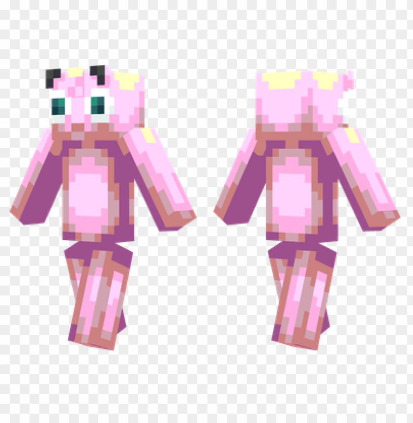 Minecraft Skins Jigglypuff Skin PNG Transparent Background