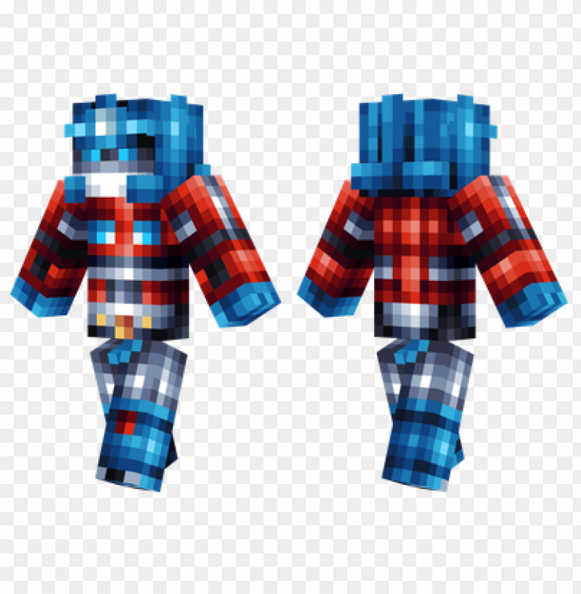 Minecraft Skins Optimus Prime Skin PNG Transparent Background