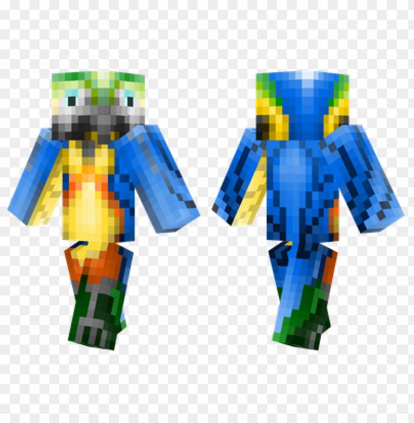 Minecraft skin, colorful design, pixel art, bird theme, gaming avatar