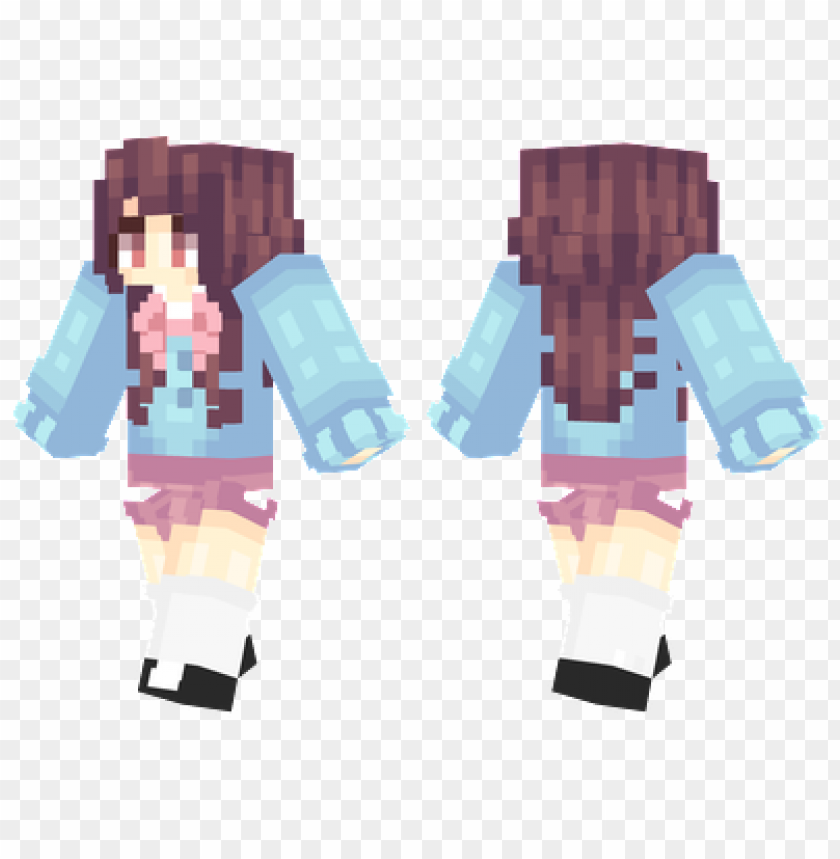 pink bow skin,minecraft skins, minecraft, minecraft people png