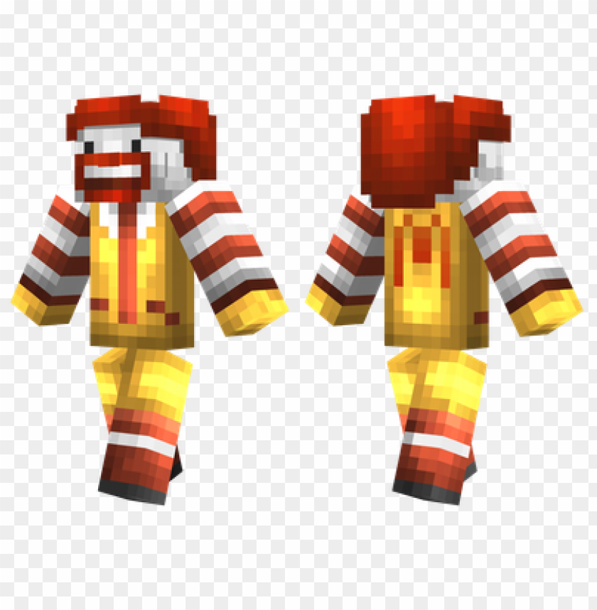 ronald mcdonald skin,minecraft skins, minecraft, minecraft people png