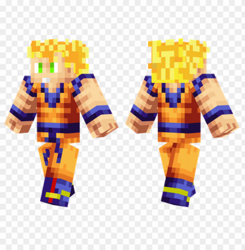 son goku skin,minecraft skins, minecraft png, minecraft tv png