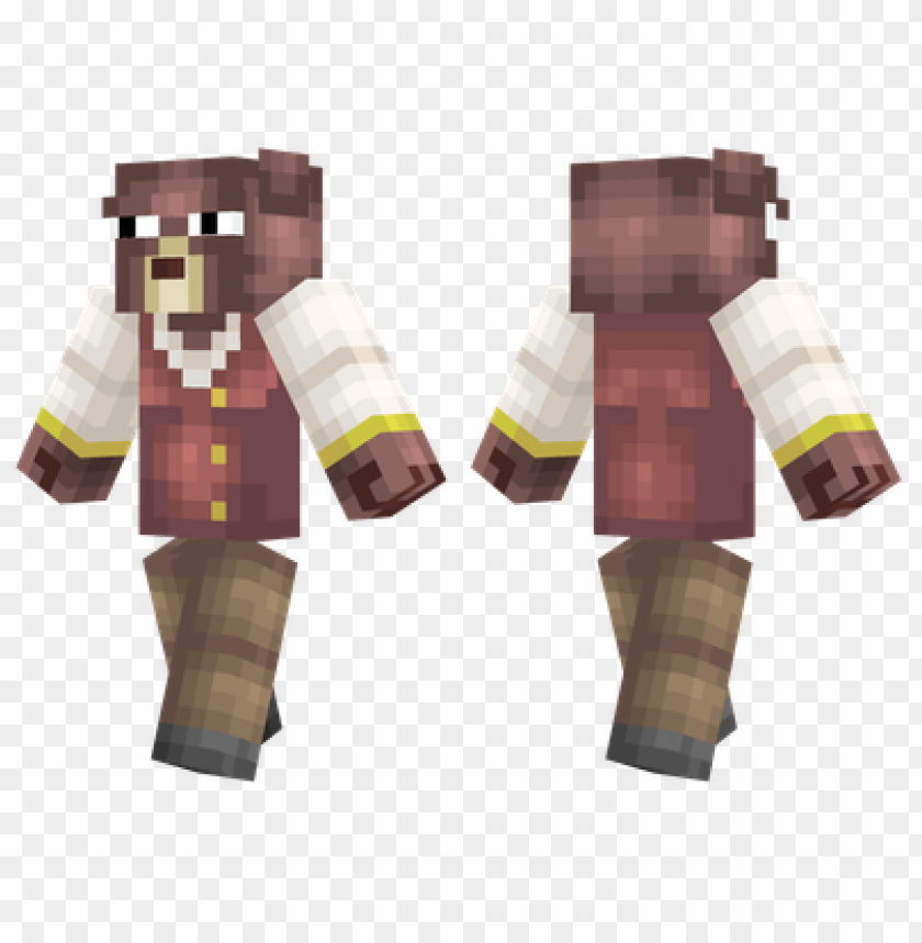 steampunk bear skin,minecraft skins, minecraft, minecraft fantasy png