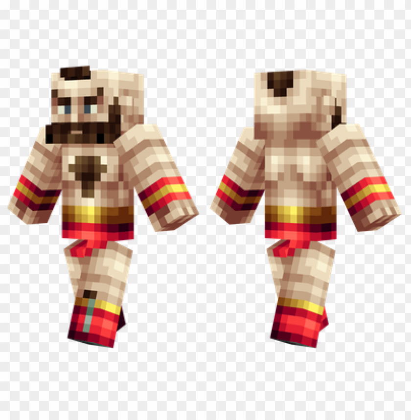 zangief skin,minecraft skins, minecraft, minecraft games png