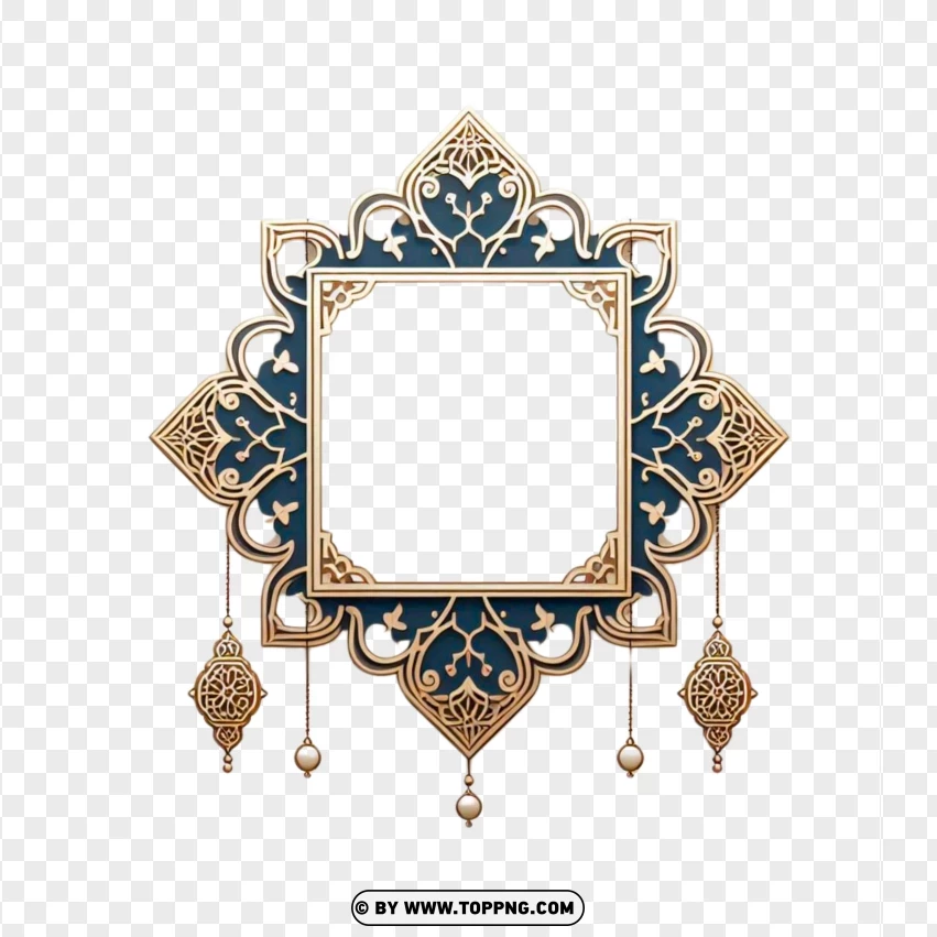 Islamic,frame,Border,Traditional, muslim, realistic, 3d