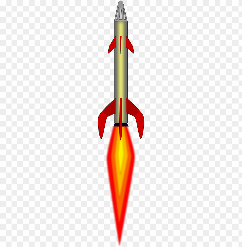 rocket, red fins, flame, propulsion, launch, aerospace, technology