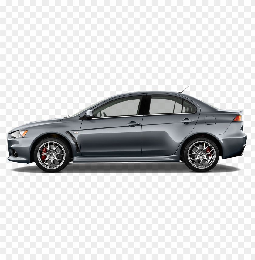 Mitsubishi Lancer Evolution, high-performance sedan, sports car, grey color, turbocharged engine