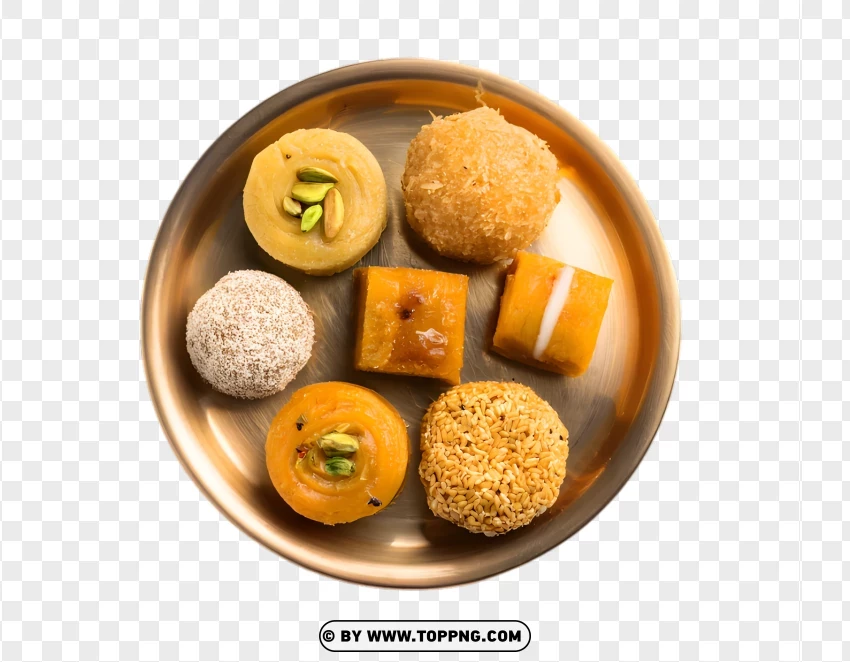 Mixed Traditional Sweets Isolated Hd Image PNG Transparent Background