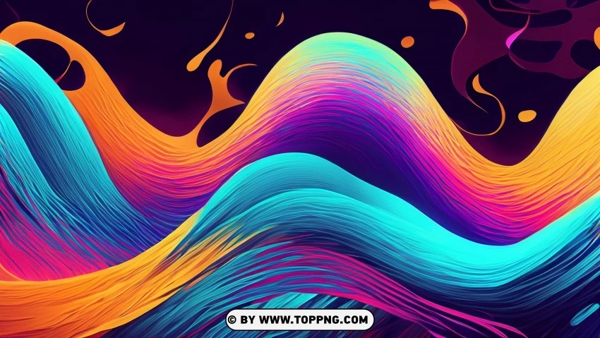 abstract, wave, background, colorful, rainbow, gradient, lines