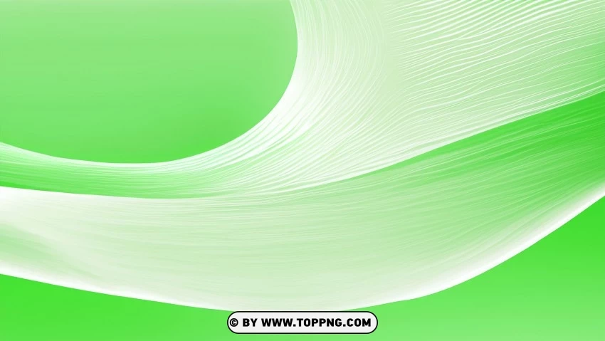 Modern Green Wave Vector Design Element PNG Transparent Background