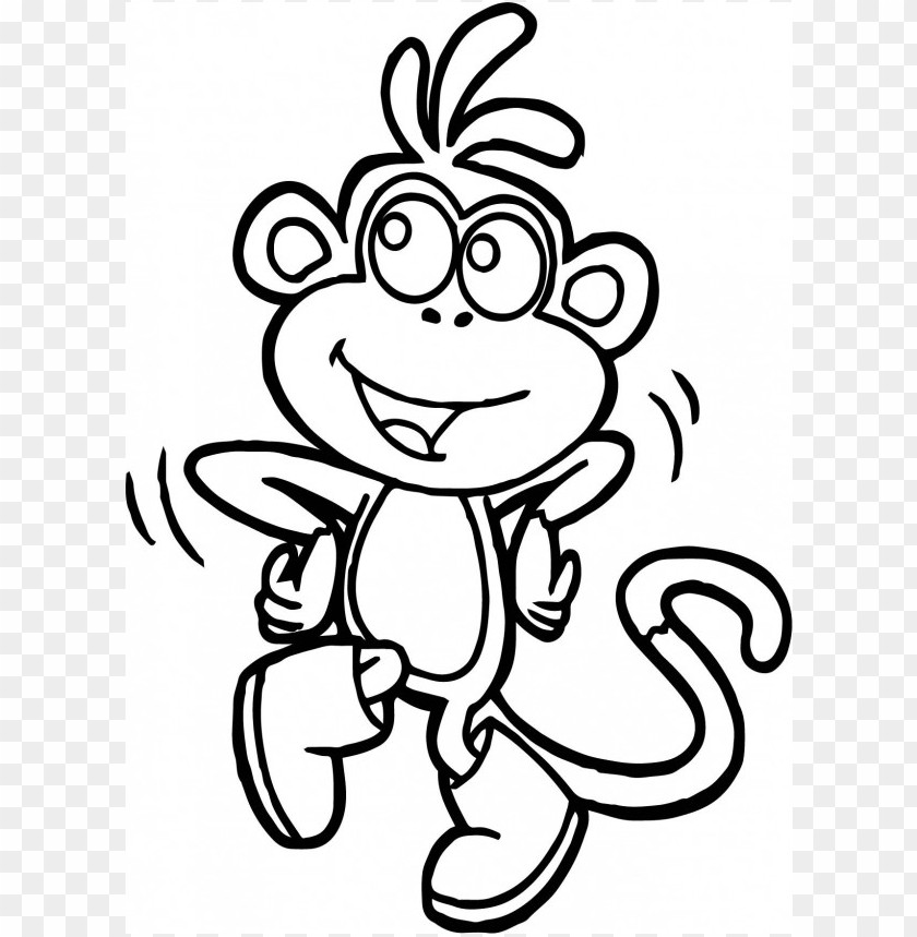 cartoon monkey, playful monkey, animal illustration, monkey character, children's art, fun drawing, cute monkey