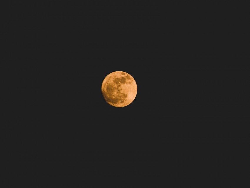 moon, full moon, night, sky, yellow