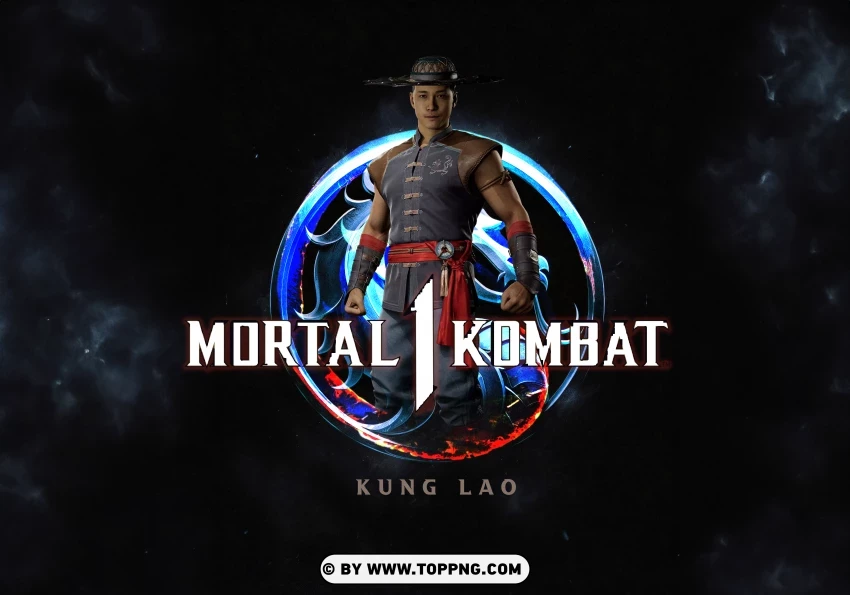 Kung Lao, Frosty Fighter, Gaming Character, Warrior, Fighting Game Icon, Video Game Fighter, Ice-Cold Warrior