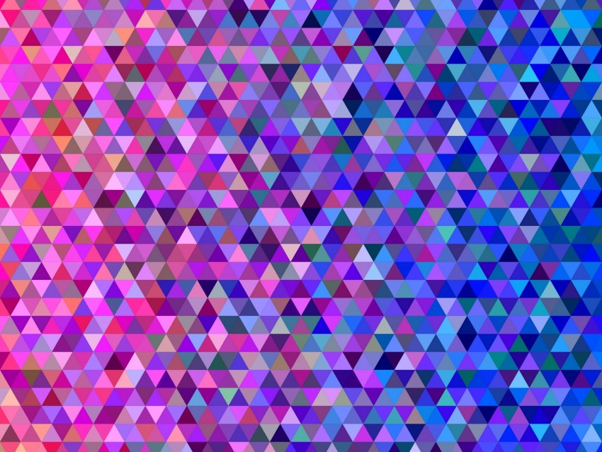 Mosaic Pixels Triangles Gradient Colors Background