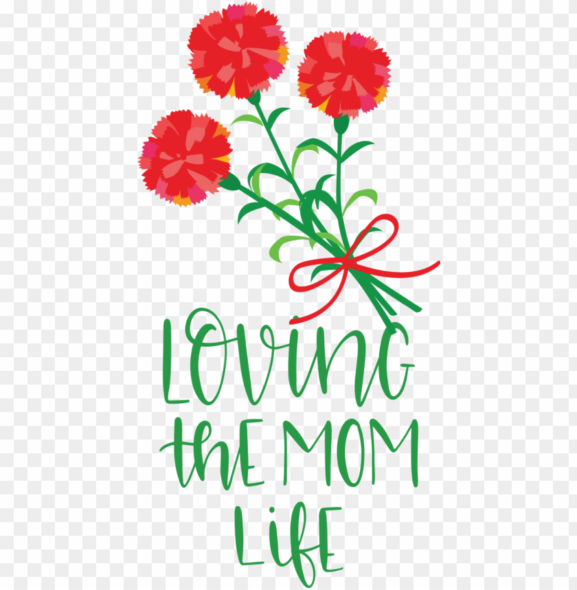 floral design cut flowers carnation,mothers day,love you mom,transparent png