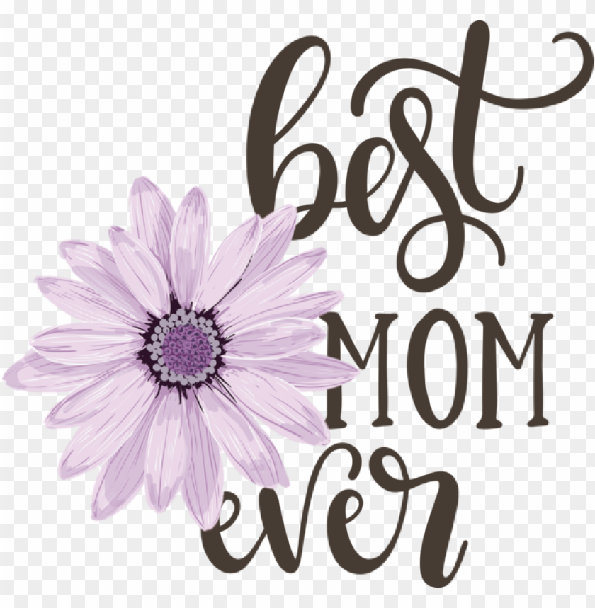 best mom ever, floral design, purple flower, Mother's Day decor, typography art