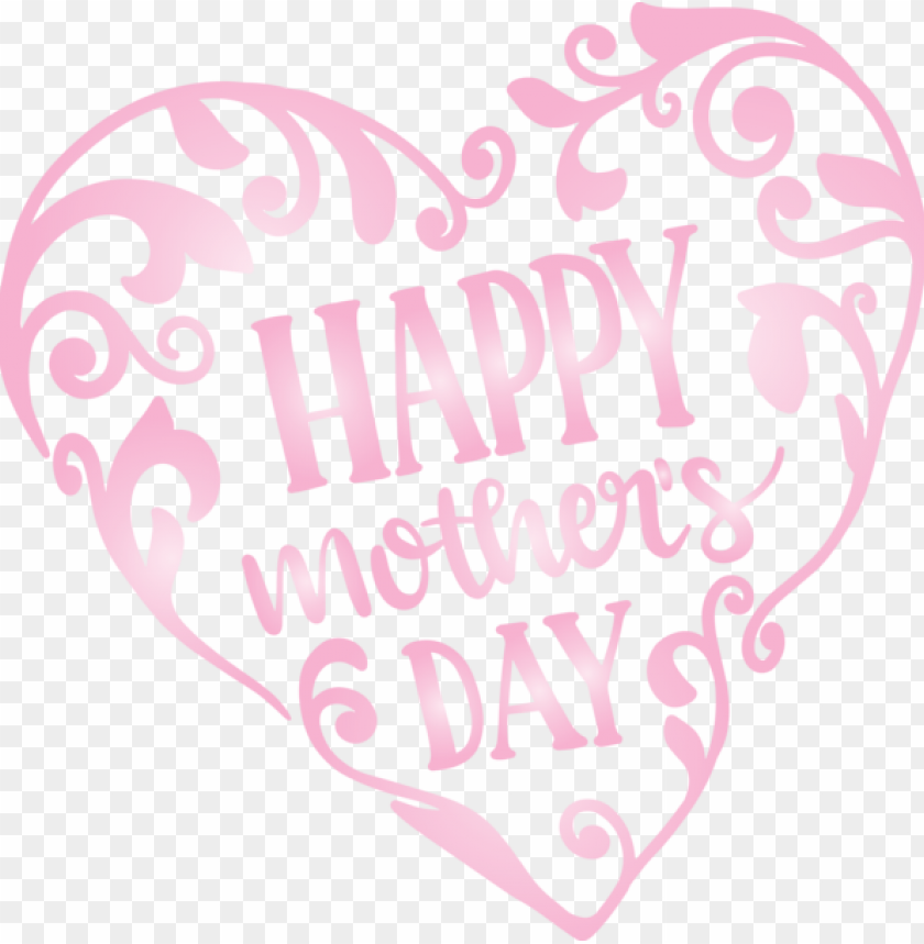 heart text pink,mothers day,mothers day calligraphy,transparent png