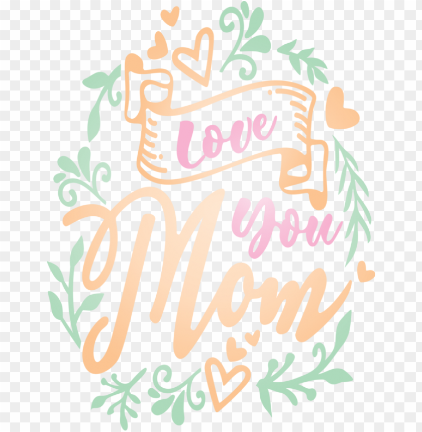 Mothers Day Text Font Plant For Mothers Day Calligraphy For Mothers Day PNG Transparent Background