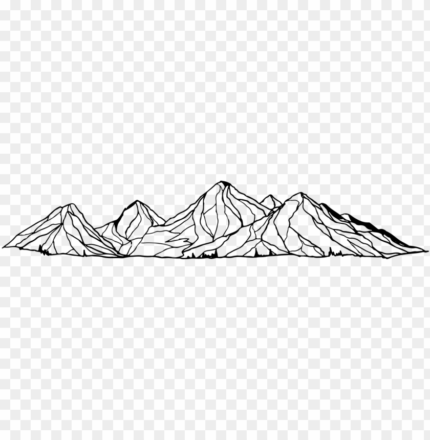 mountains, pattern, vintage, square, nature, leaves, draw