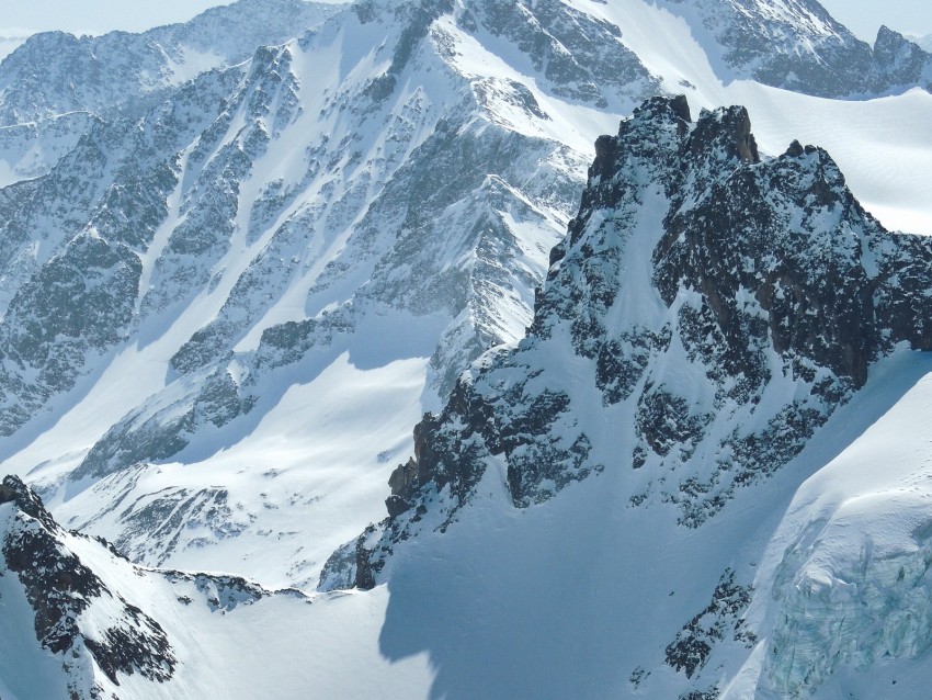 Mountain Peaks Snow Snowy Background