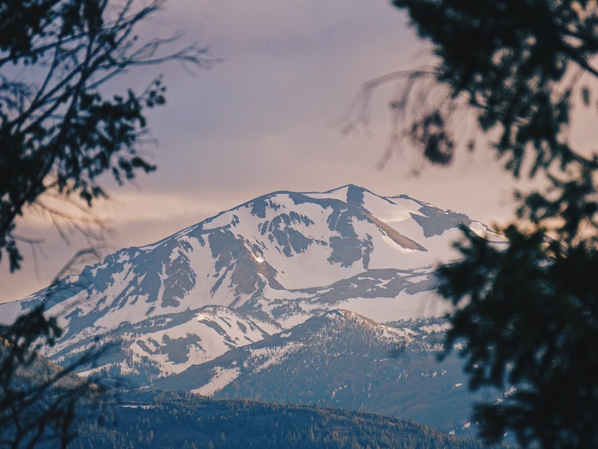 mountain landscape, snow-capped peaks, scenic view, outdoor adventure, nature photography